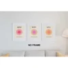 New 11x17 Positive Aura Posters Set Of 3, Grainy Gradient Spiritual Poster LAMINATED